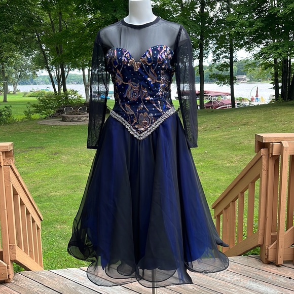 OMG homemade stunning party dress M - Picture 1 of 11